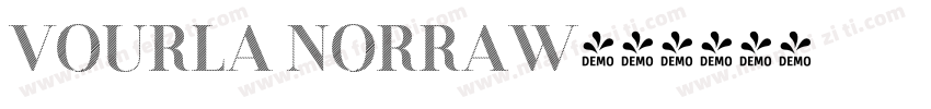 vourla norraw字体转换